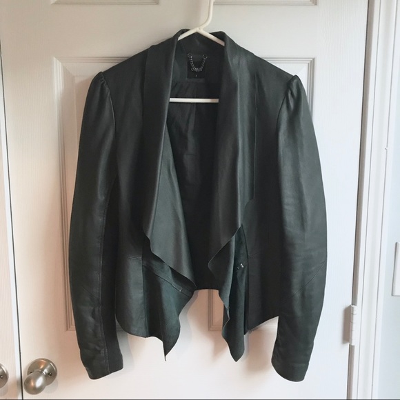 Oasis Leather Waterfall Jacket Flash 